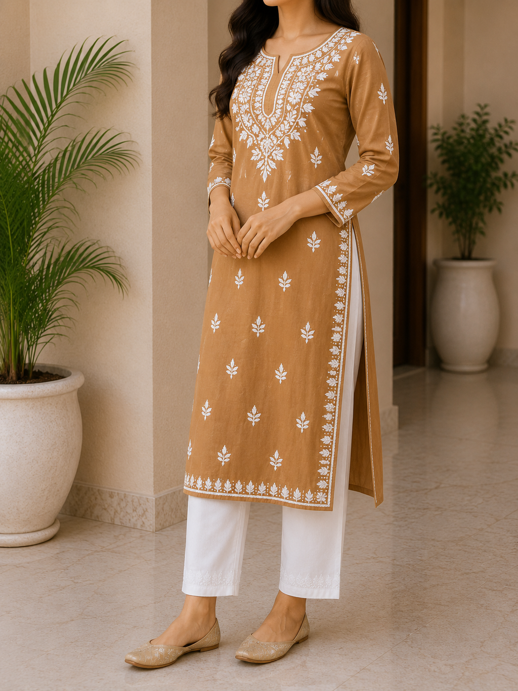 Chikankari Rayon Kurtas