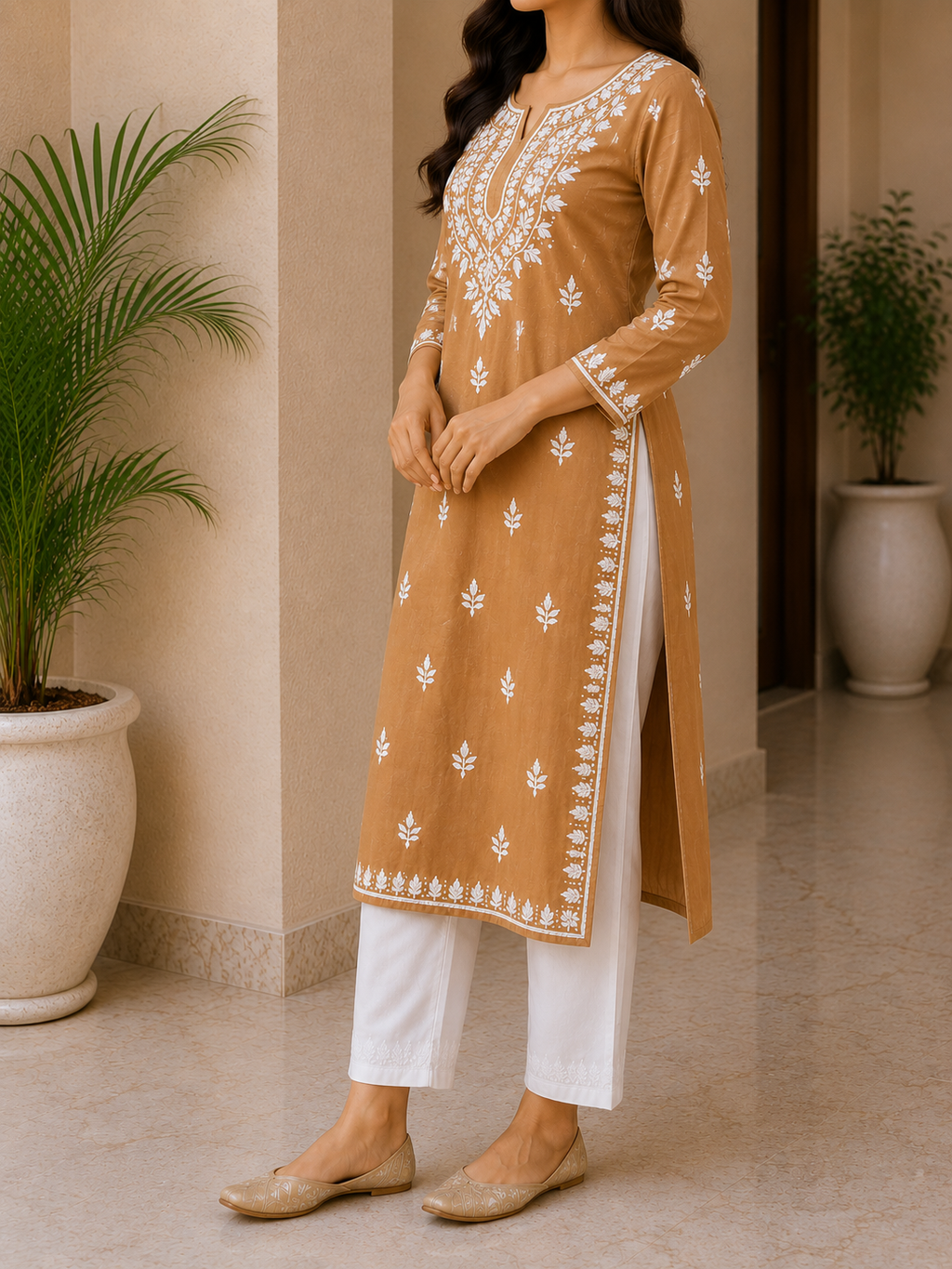 Chikankari Rayon Kurtas